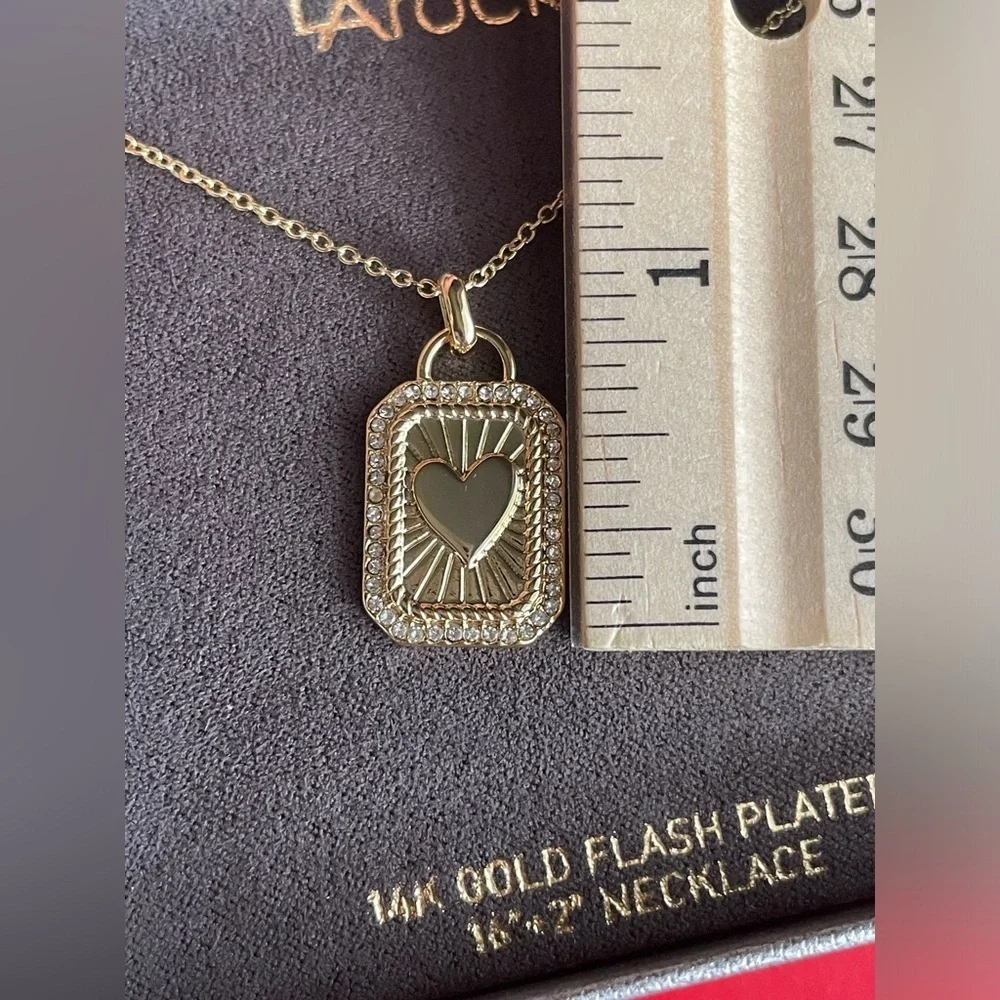 Necklace,Gold Heart Pendant Necklace,